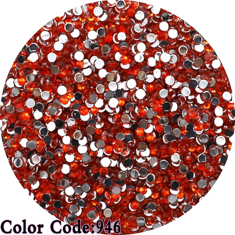 THUTEP 10000 Pieces Shiny 5D Diamond Art Painting Beads, Single Color Code:946, Rhinestones Accessories for Crafting, Round Beads Art Replacement for DIY Craft Diamond Art Painting Accessories (946) - Image 2